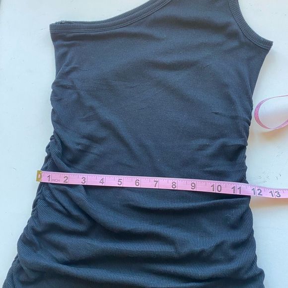 New L’Space Alana Black One Shoulder Mini Dress Woman’s Sz Large NWOT - Picture 3 of 14